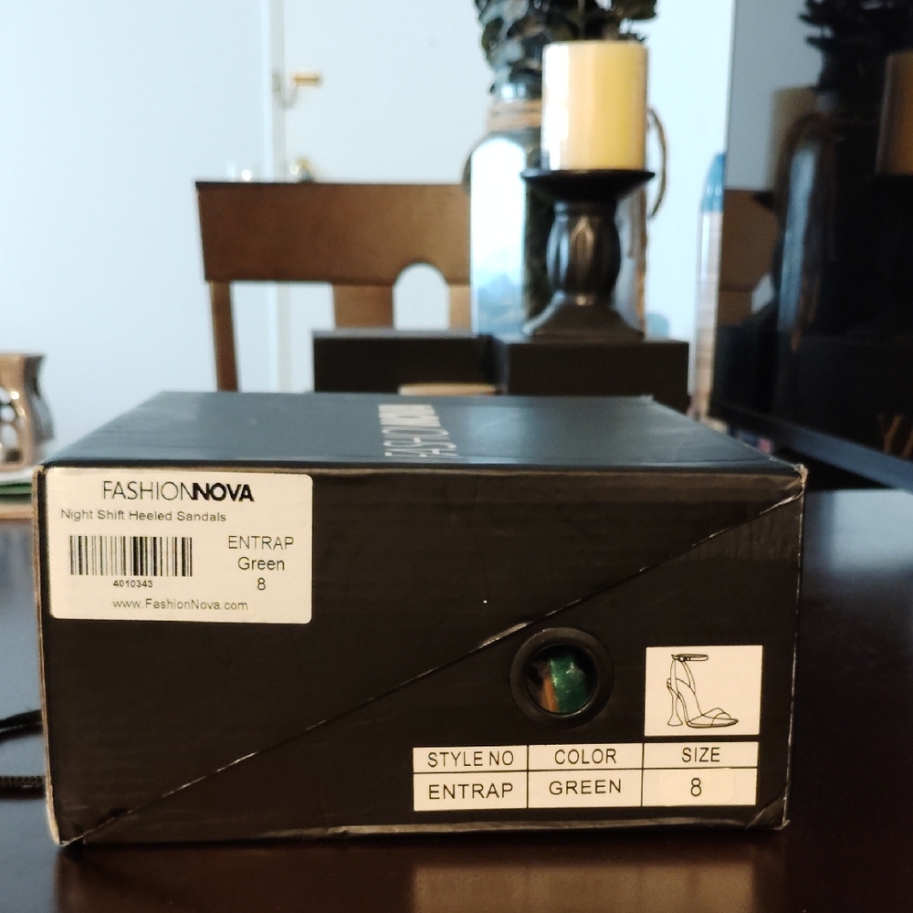 Fashion Nova Night Shift Green Heels. *** Reasonable Offers Are Accepted***
